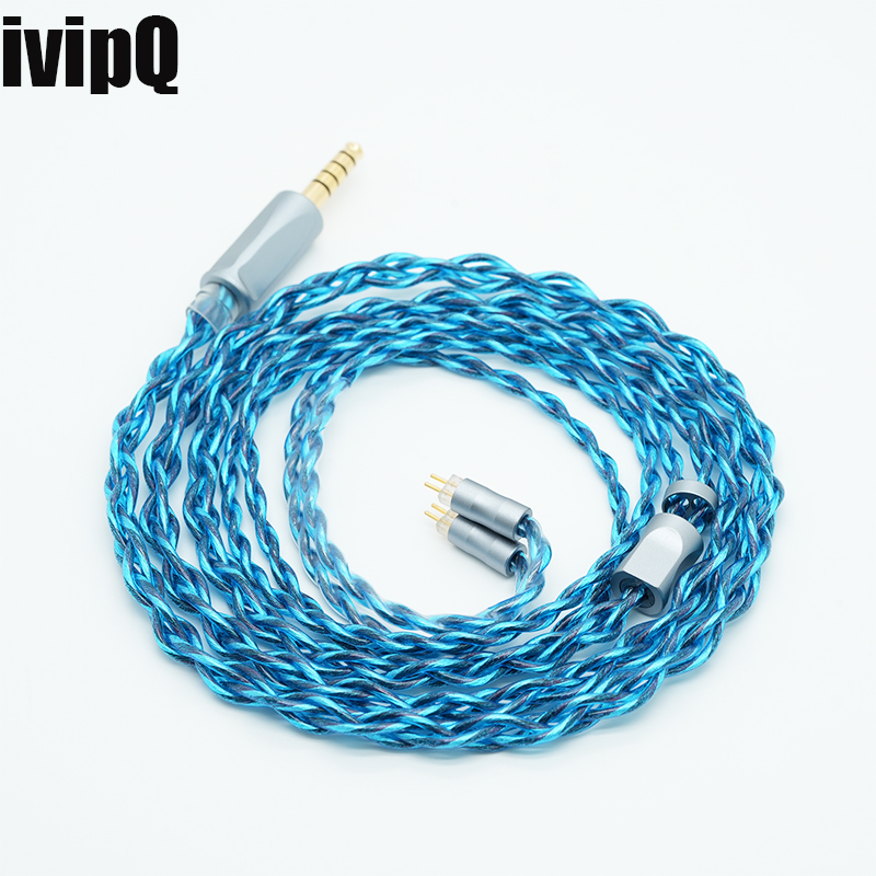 Balanced Headphone Cable 4.4Mm Mmcx - Кабель для наушников ivipQ A22, 4-жильный,