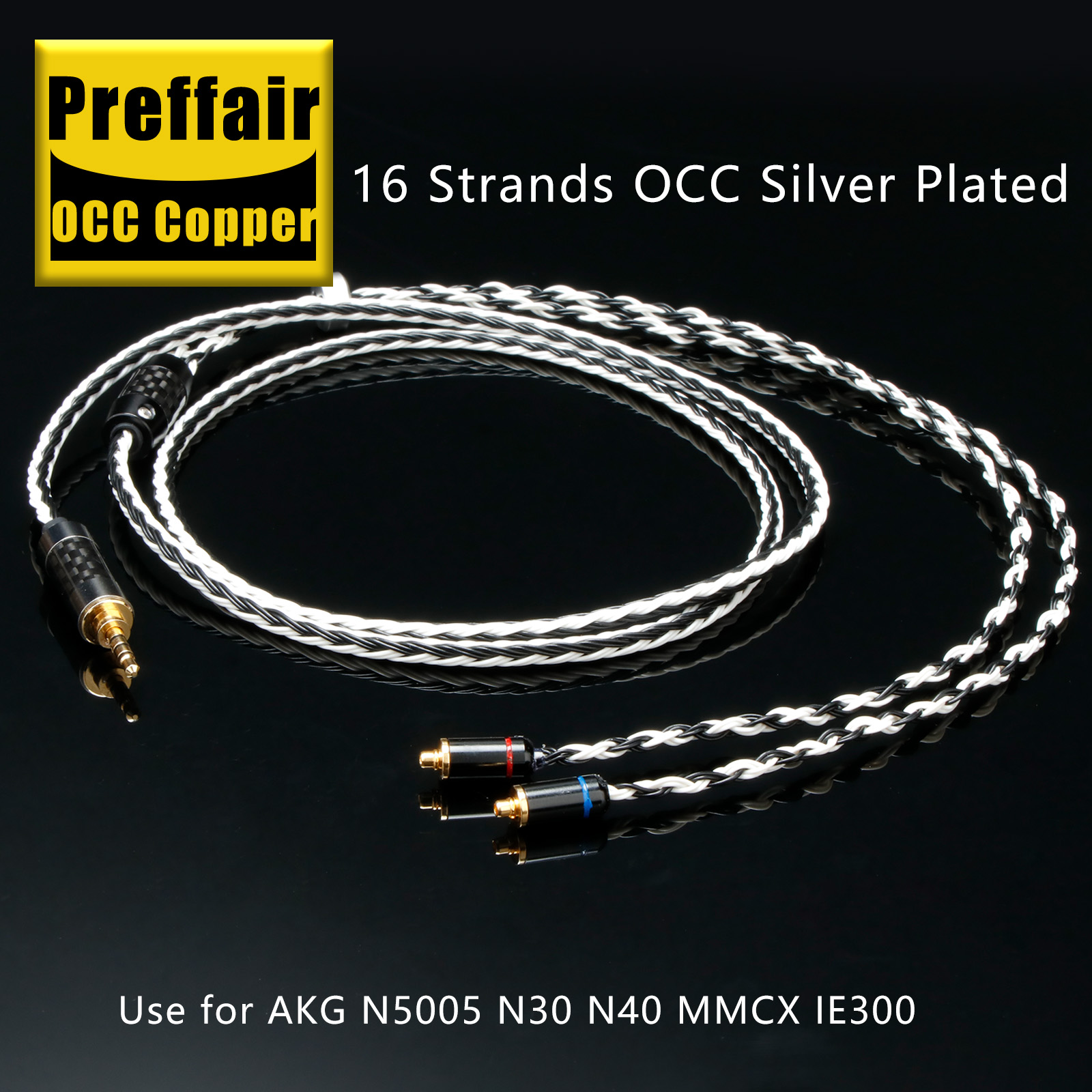 Balanced Headphone Cable 4.4Mm Mmcx - Preffair E54201 16-ядерный обновленный кабель для