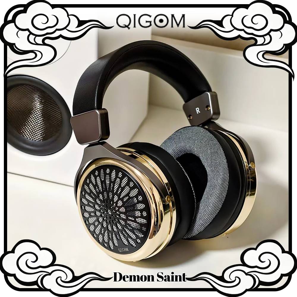 Audiophile Open Back Planar Headphones - Наушники QIGOM Demon Saint Over-Ear с