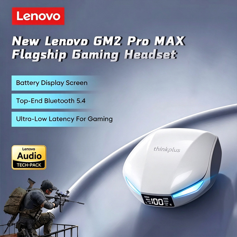 Wireless Earbuds Gaming Low Latency - Беспроводные Bluetooth-наушники Lenovo XT53: игровые, с