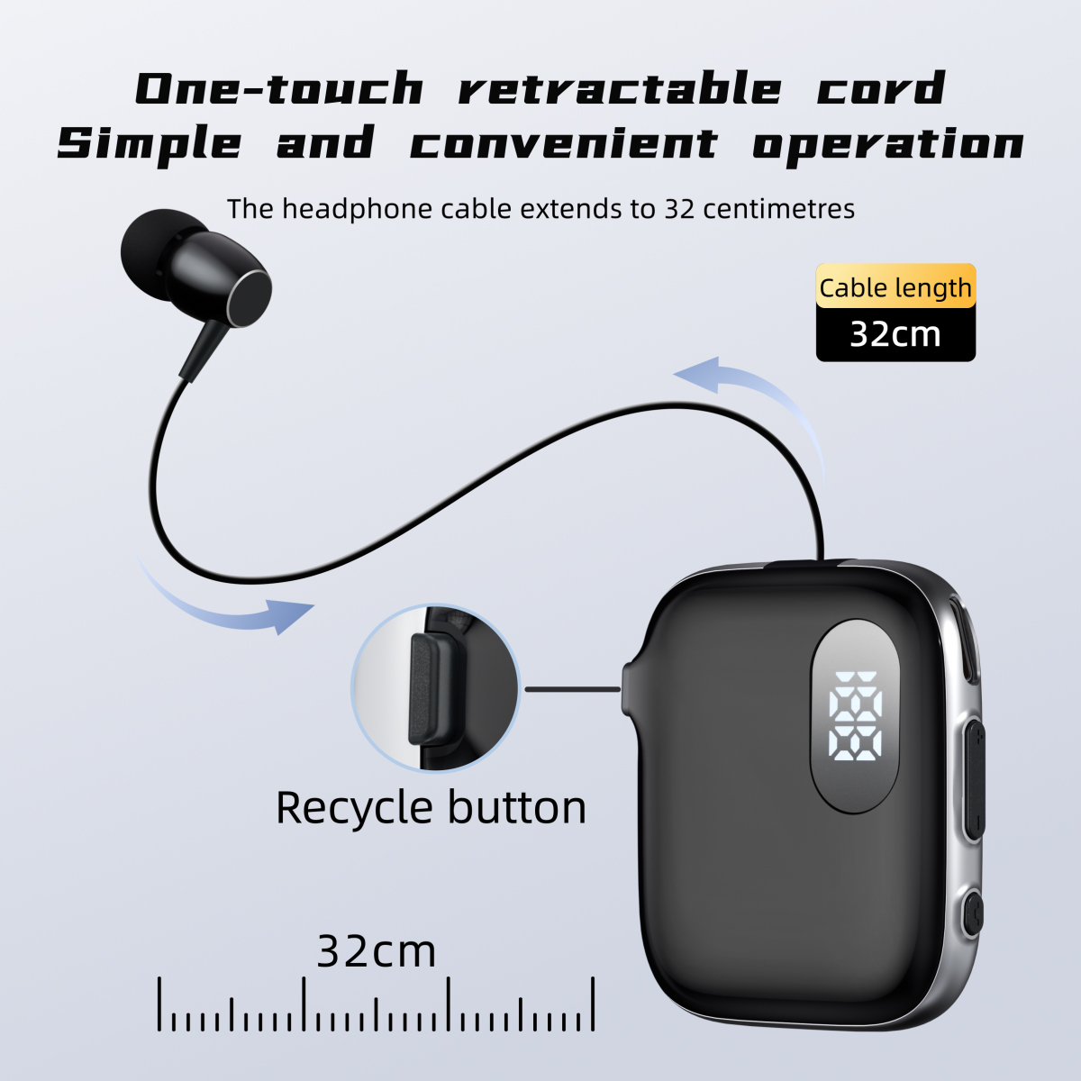 Active Noise Cancelling Headphones Over Ear - Беспроводная Bluetooth-гарнитура с клипсой на лацкан,