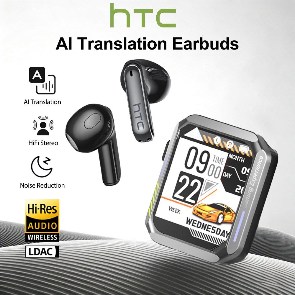 Wireless Earbuds Gaming Low Latency - Игровые Bluetooth-наушники HTC с микрофоном, обеспечивающие