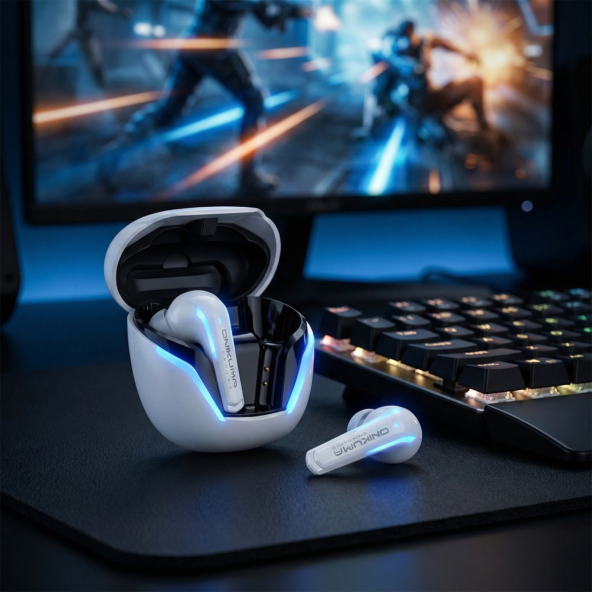 Wireless Earbuds Gaming Low Latency - Беспроводные игровые наушники ONIKUMA T27 |