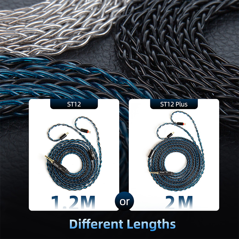 Кабель KBEAR ST12 Plus IEM, 8  – обзор и цена Balanced Headphone Cable 4.4Mm Mmcx