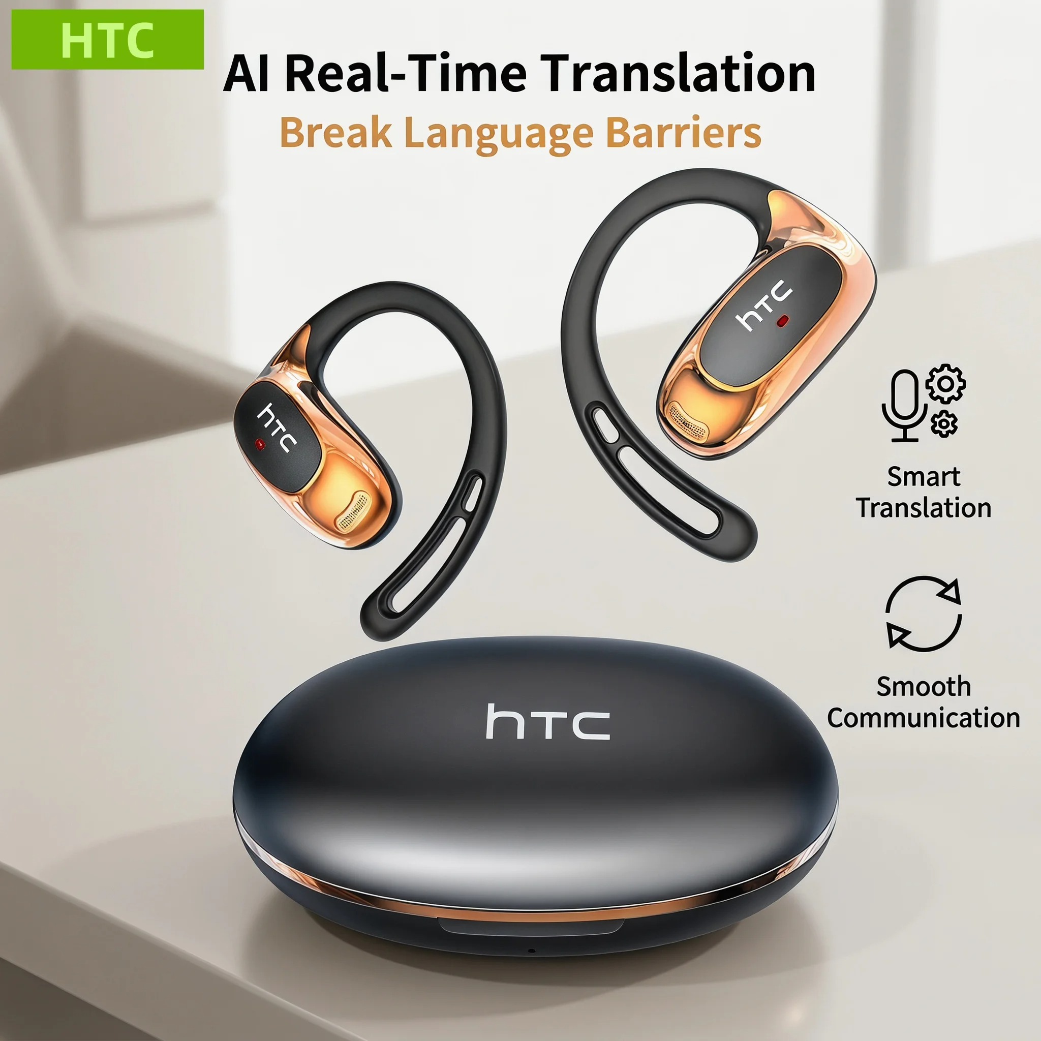 Игровые наушники HTC NE35 с ни – обзор и цена Wireless Earbuds Gaming Low Latency