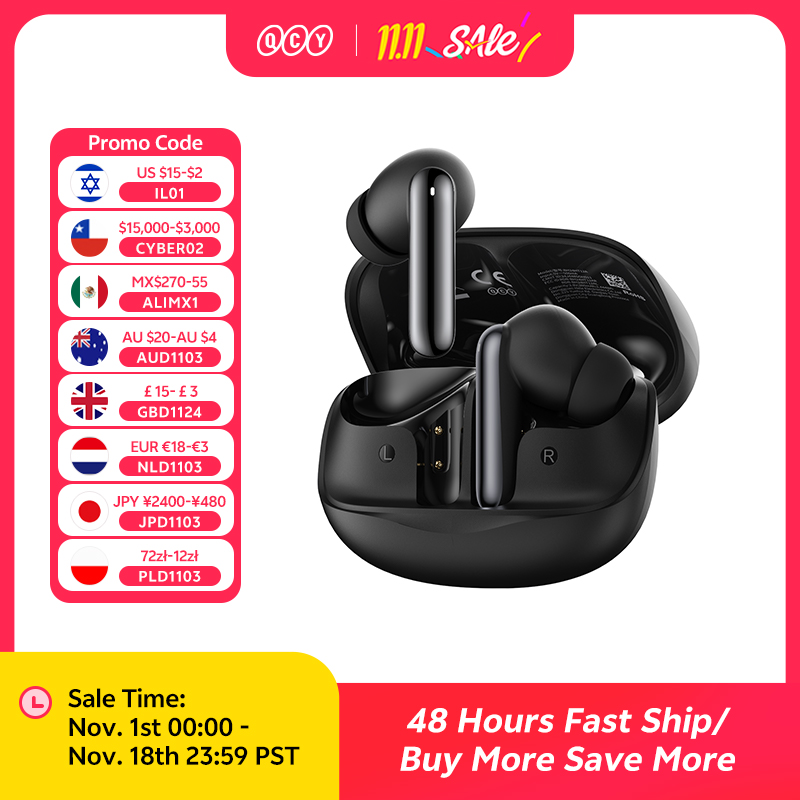 QCY Melobuds N50 ANC Bluetooth – обзор и цена Active Noise Cancelling Headphones Over Ear