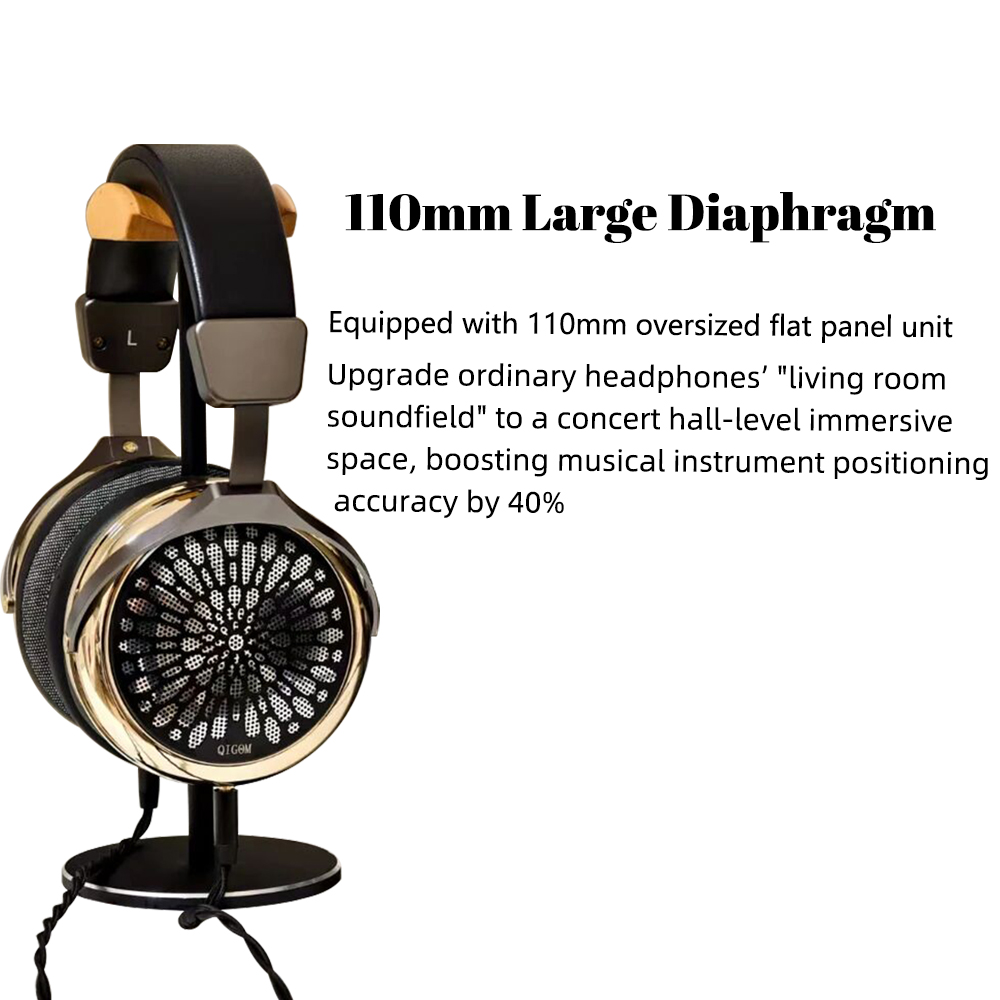 Наушники QIGOM Demon Saint Ove – обзор и цена Audiophile Open Back Planar Headphones