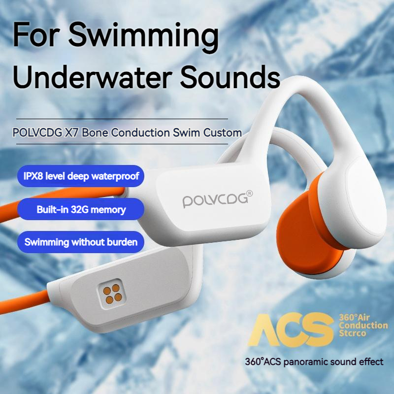 Беспроводная Bluetooth-гарниту – обзор и цена Bone Conduction Headphones Swimming Ip68