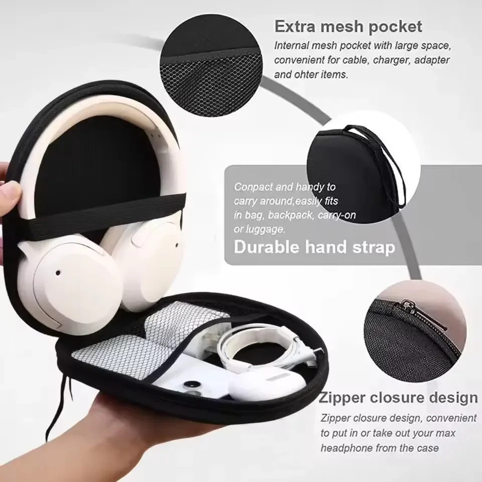 Жесткий чехол для наушников из – обзор и цена Headphone Carrying Hard Case Travel