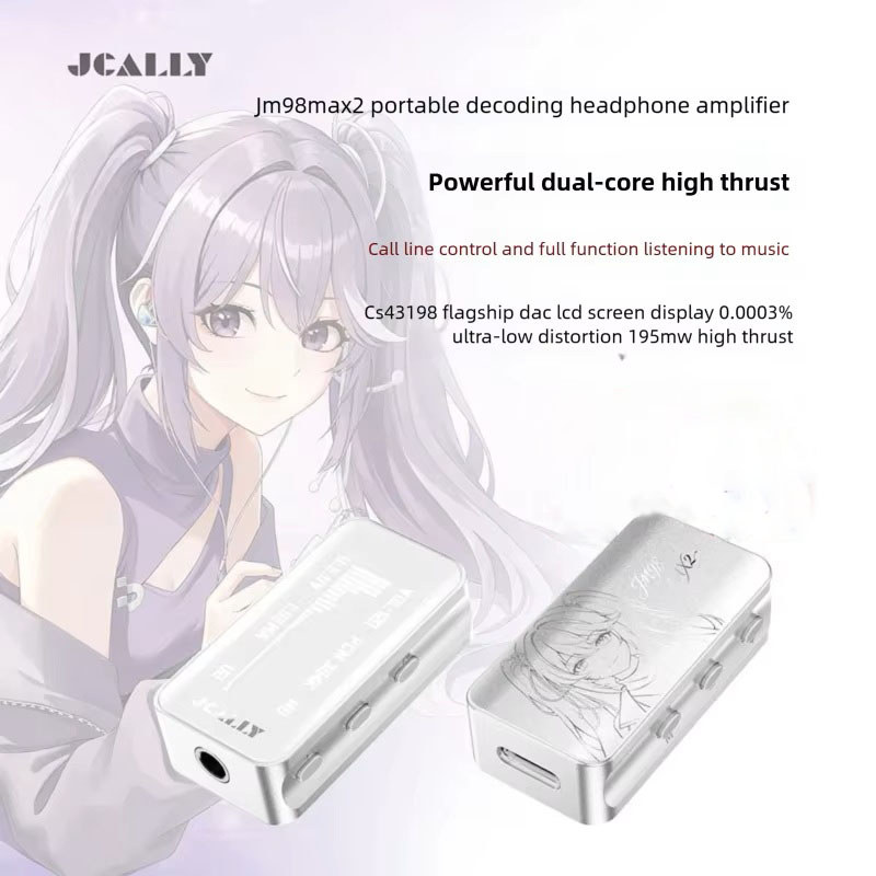 JCALLY JM98MAX 2 – портативный – обзор и цена Headphone Amplifier Portable Dac Usb