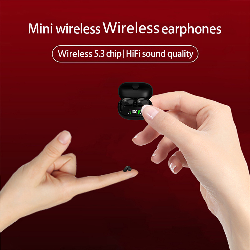Миниатюрные беспроводные TWS B – обзор и цена Anc Wireless Headphones Bluetooth 5.3