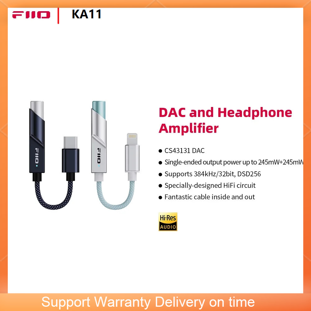 FiiO JadeAudio KA11 USB ЦАП Ус – обзор и цена Headphone Amplifier Portable Dac Usb
