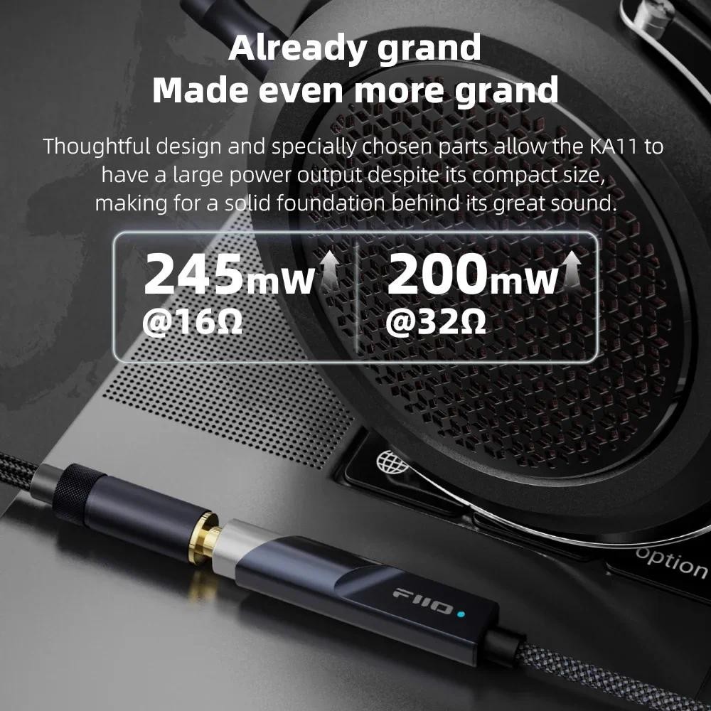 FiiO JadeAudio KA11 USB ЦАП Ус – обзор и цена Headphone Amplifier Portable Dac Usb