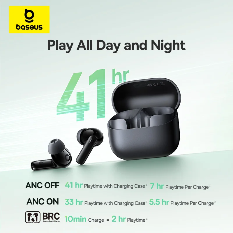 Беспроводные наушники Baseus B – обзор и цена Active Noise Cancelling Headphones Over Ear