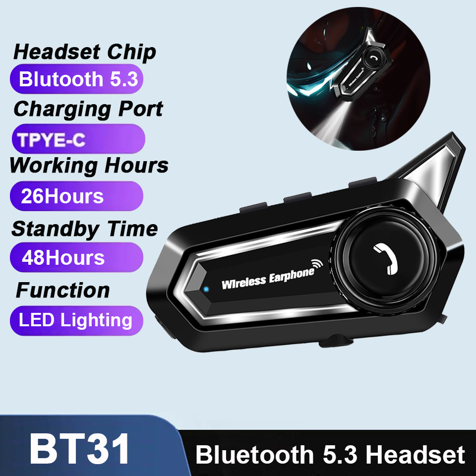 BT31 Гарнитура для мотоциклетн – обзор и цена Anc Wireless Headphones Bluetooth 5.3